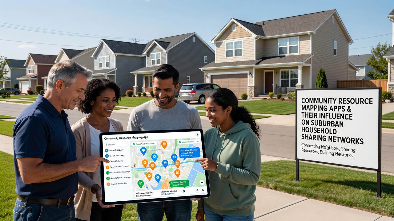 Community Resource Mapping Apps and Their Influence on Suburban Household Sharing Networks