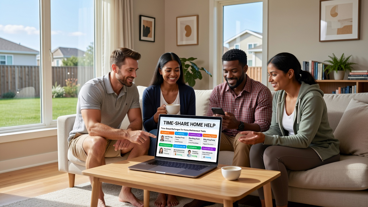 Digital Platforms Enabling Time-Based Exchanges for Home Maintenance Among Suburban Families